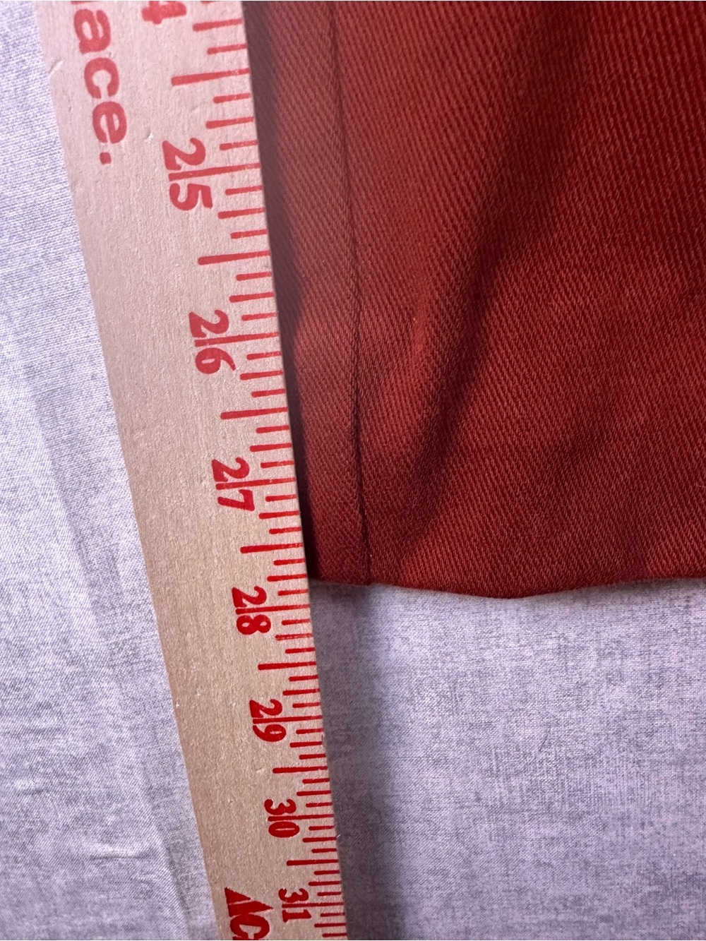 Ruby Rd. Rust Cropped Ankle Pants Size Large - Picture 5 of 6